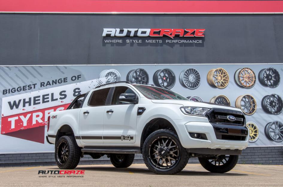 FORD RANGER GD02 MATTE BLACK MACHINED FACE